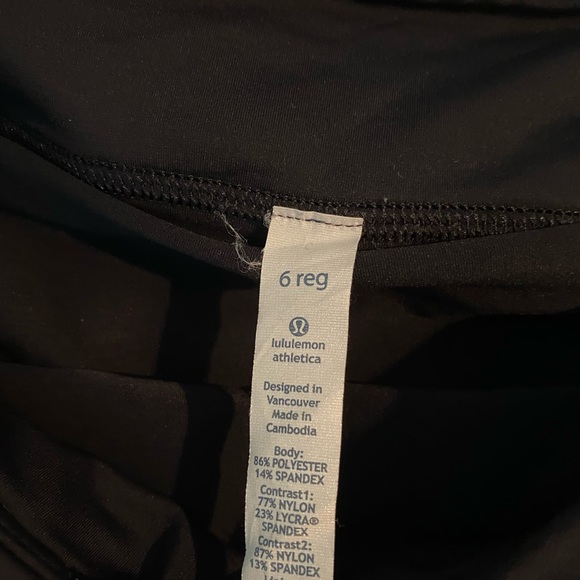 LULULEMON run pace setter skirt/skort **6 size - Picture 3 of 3